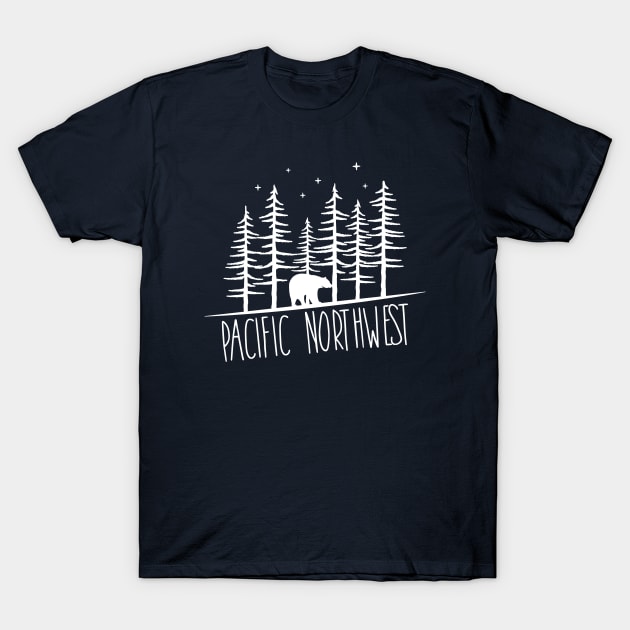 Pacific Northwest T-Shirt by happysquatch